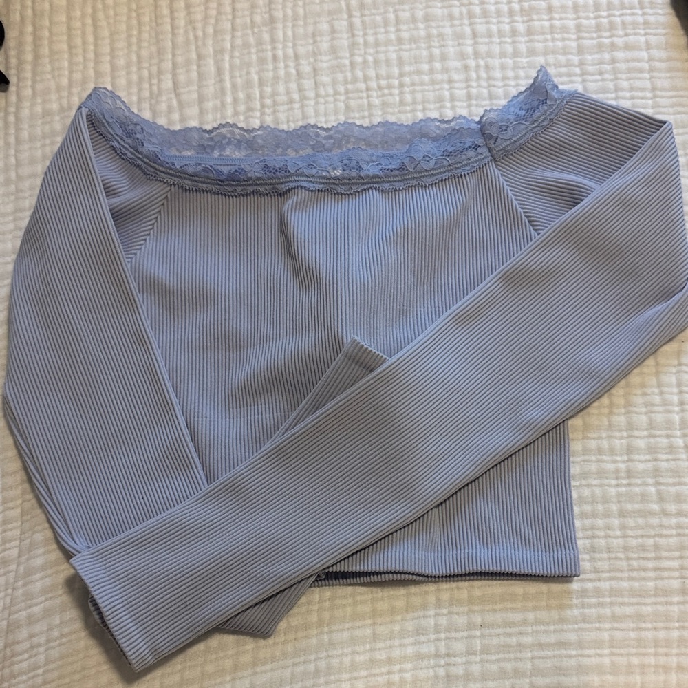 Urban Outfitters Lavender Long Sleeve Top